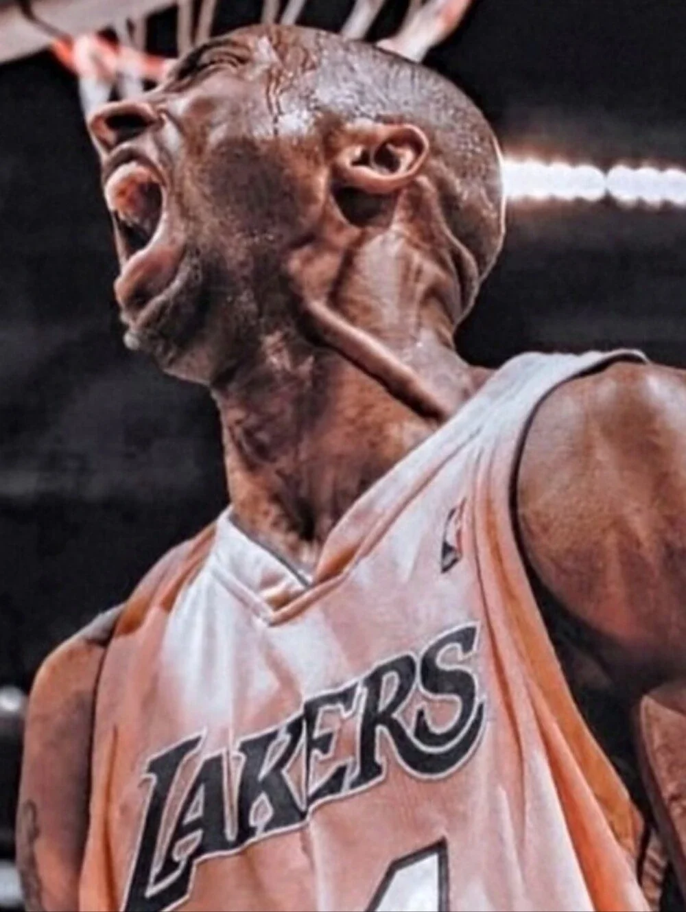 NEW!💯 KOBE BRYANT LAKERS 8.5x11 ULTRA GLOSSY VINTAGE CREATED BASKETBALL POSTER!